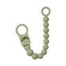 Pacifier Clip Beaded - Sage