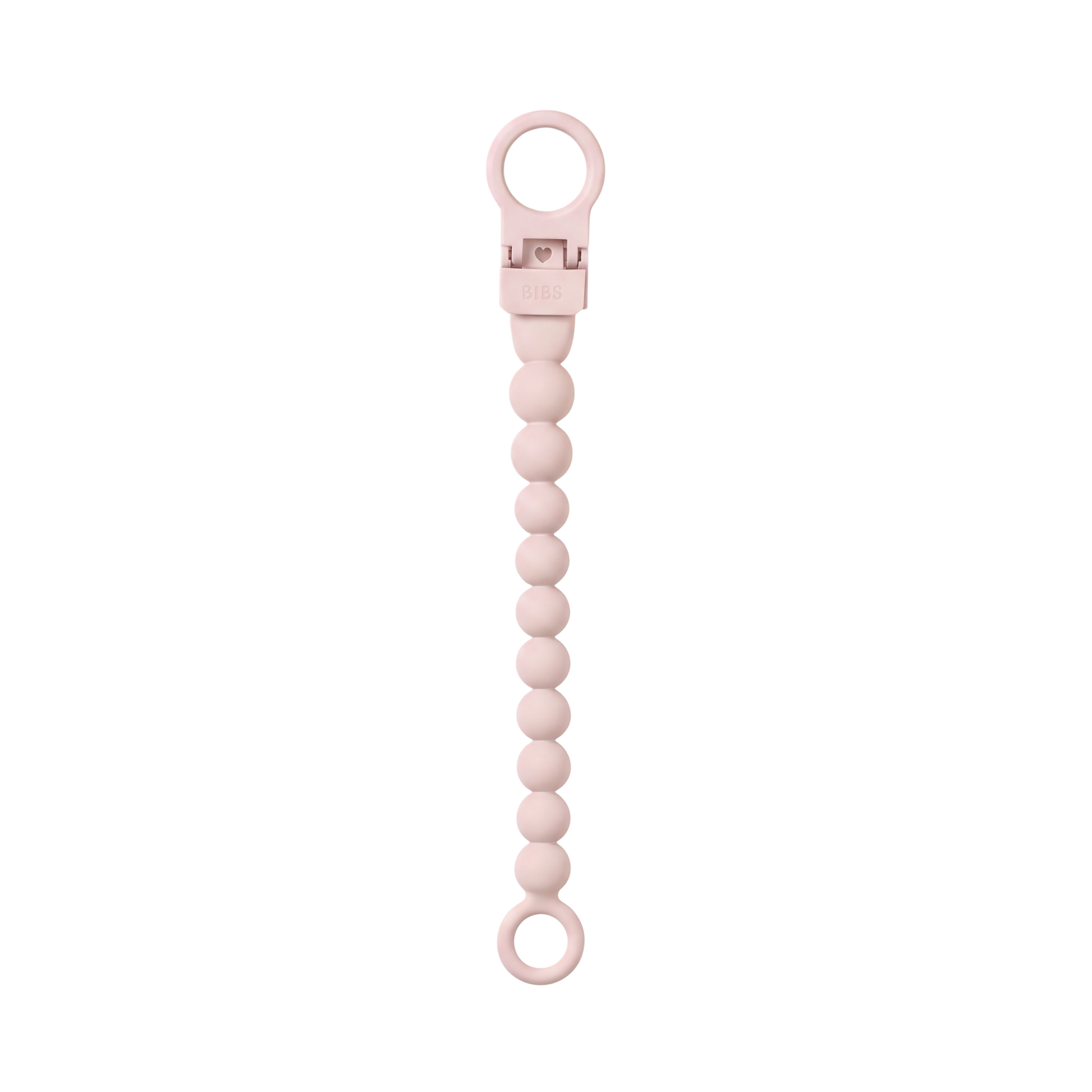 Pacifier Clip Beaded - Petal