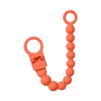 Pacifier Clip Beaded - Tango