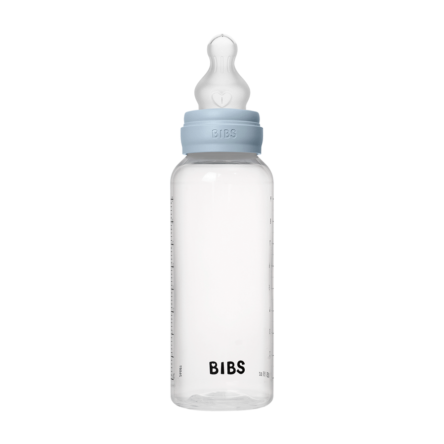 Baby BPA-freies PP-Flaschenset 270 ml Silikon - Baby Blue