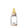 Baby Glass Bottle Set 120ml Latex - Blush - BIBS