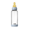 Baby Glass Bottle Set 240ml Latex - Baby Blue - BIBS
