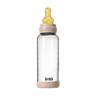 Baby Glass Bottle Set 240ml Latex - Blush - BIBS