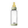 Baby Glass Bottle Set 240ml Latex - Sage - BIBS