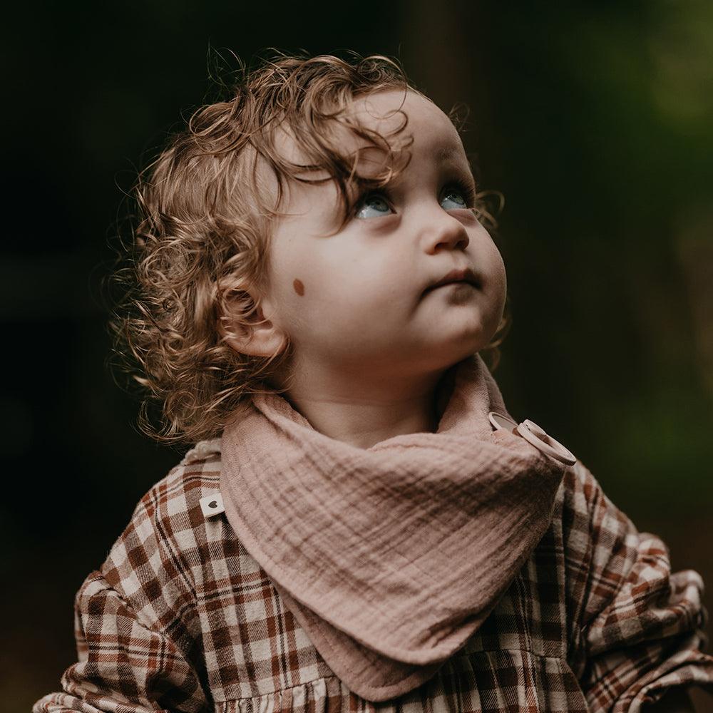 Bandana Bib - Dusky Lilac