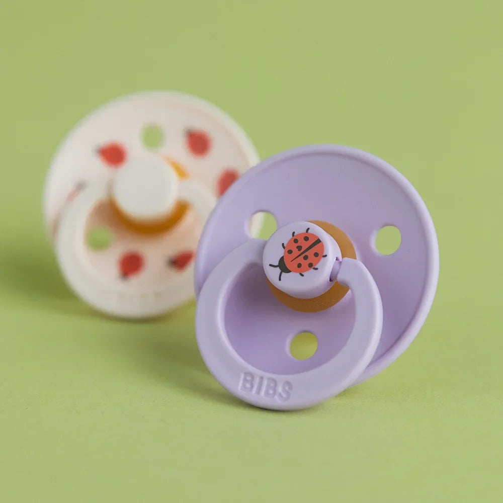 BIBS STUDIO Ladybug – Violet Sky Pacifier
