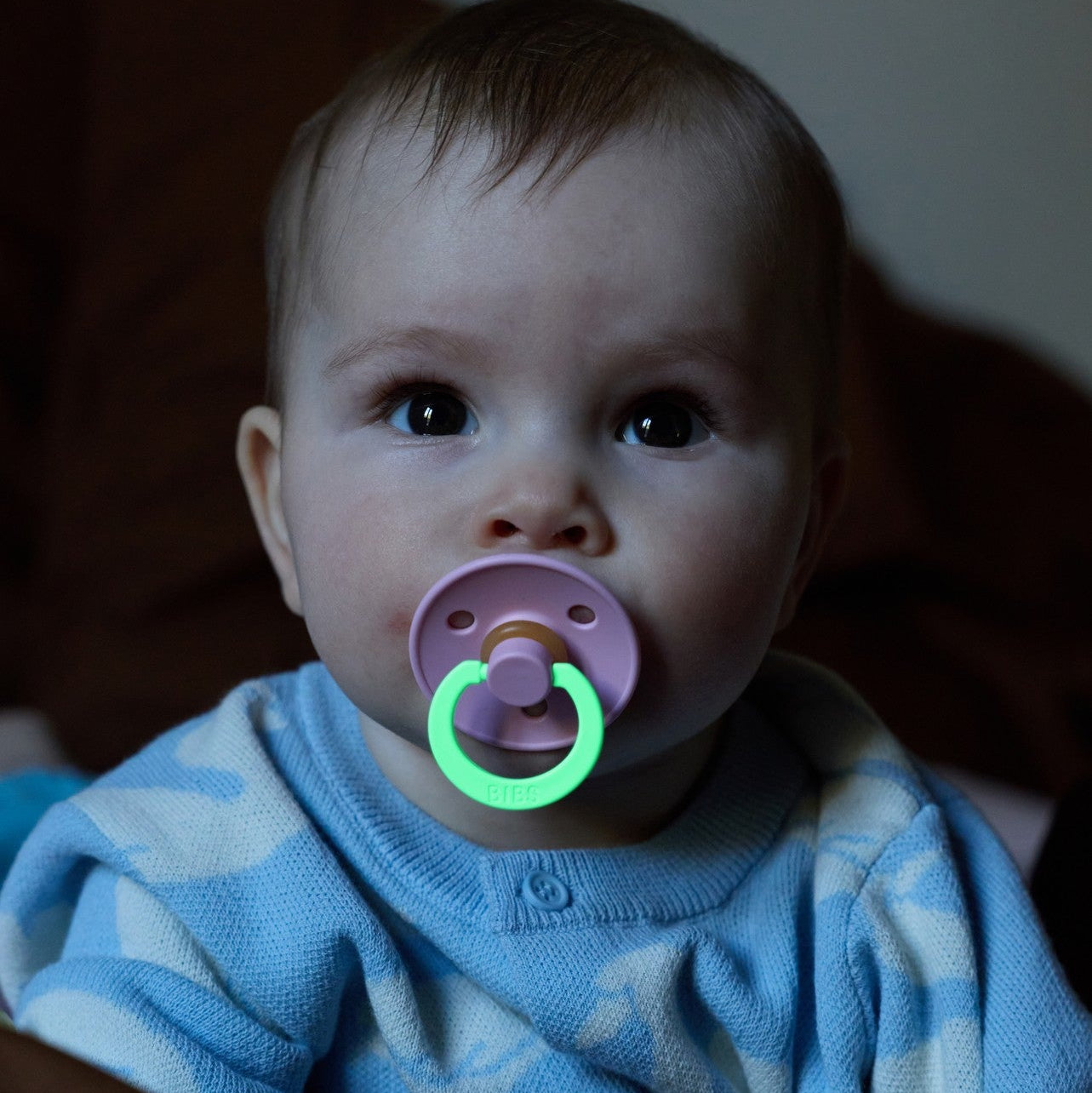 Colour GLOW Pacifier - Baby Pink