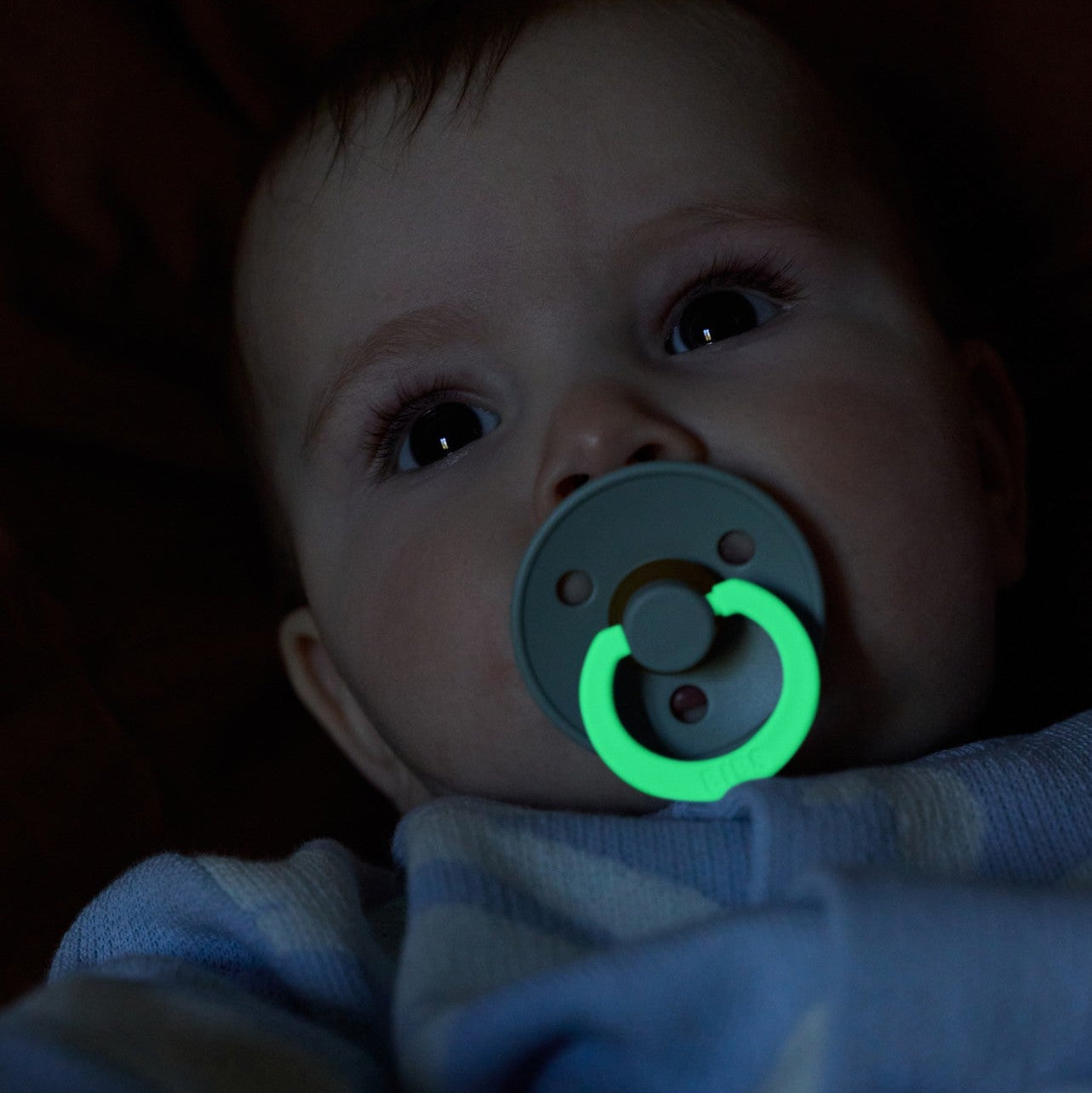 Colour GLOW Pacifiers 2 Pack - Sage/Pine
