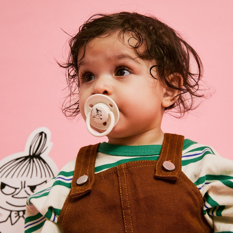 BIBS x Moomin De Lux Fopspenen 2-pack Little My - Ivory/Vanilla