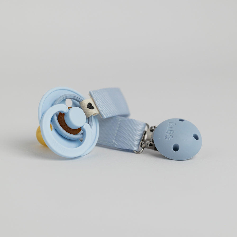 Pacifier Clip Ribbon - Dusty Blue