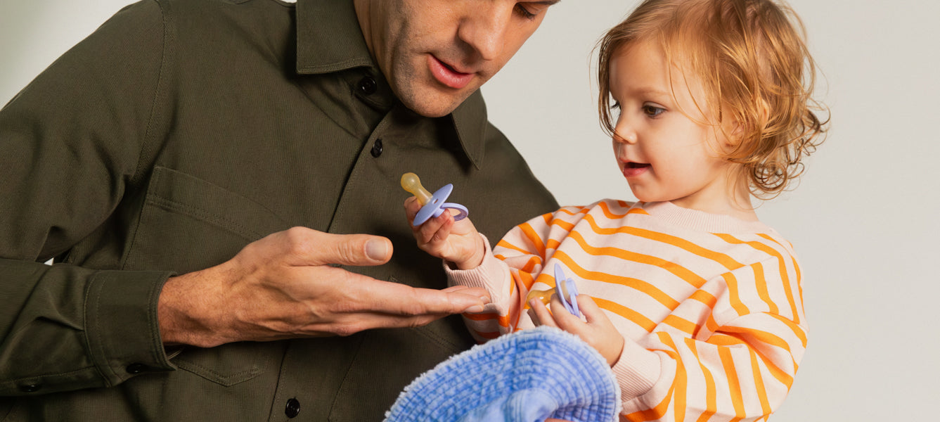 bibs purple latex pacifier