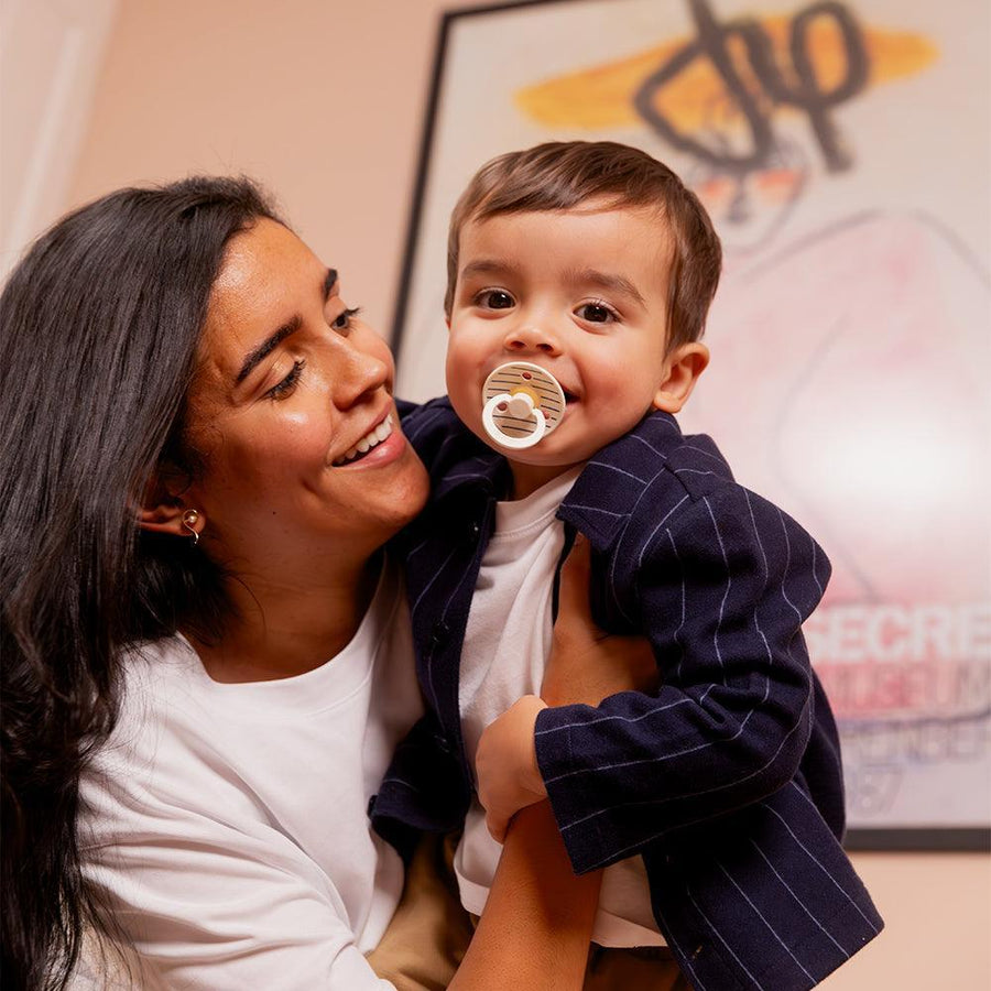 STUDIO Colour Smoczki 2 szt. Pin - Ivory Steel Blue Mix