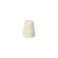baby bottle cap in ivory white with a boheme look