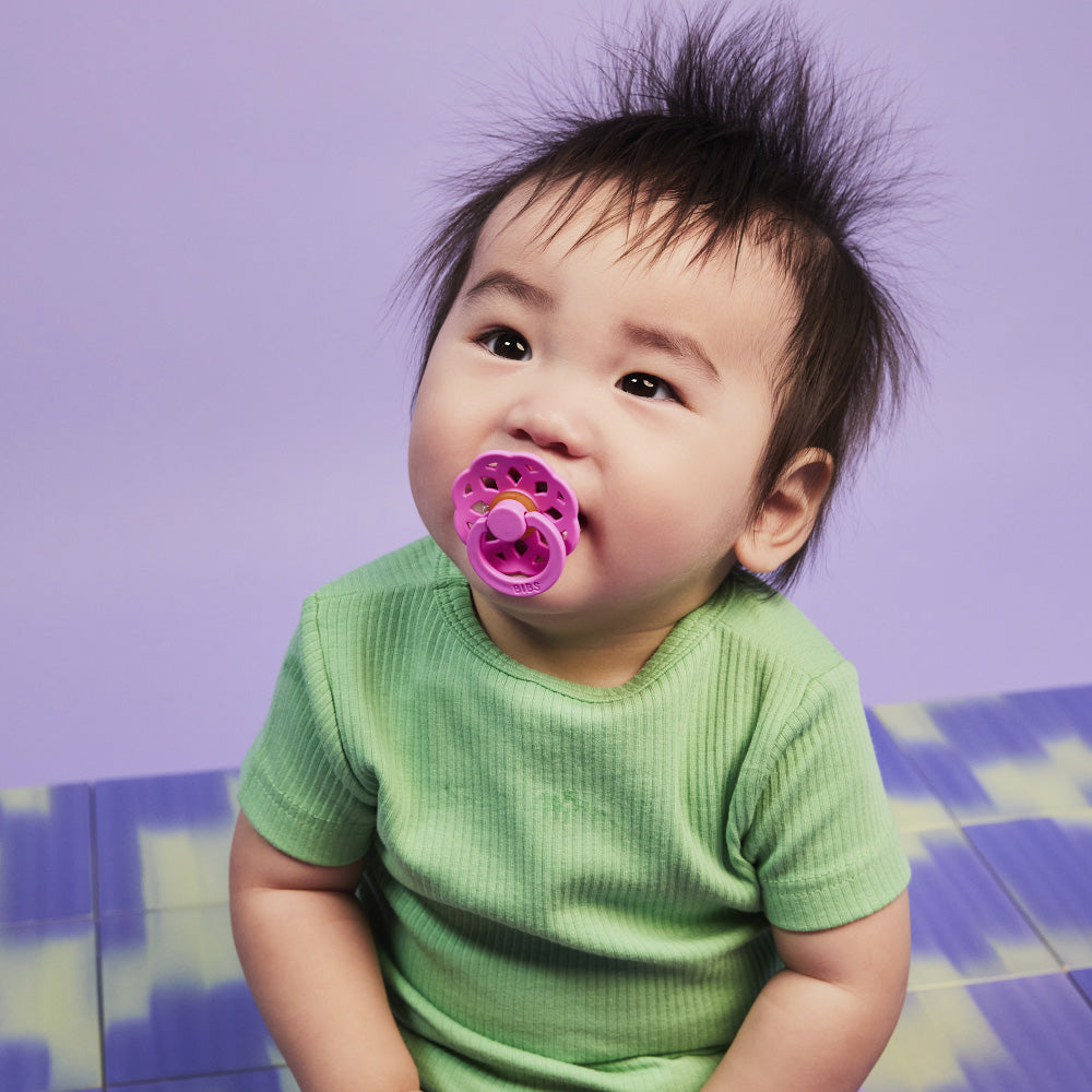 Suzete BIBS Boheme 2 bucăți | Bubblegum/Peri | Latex