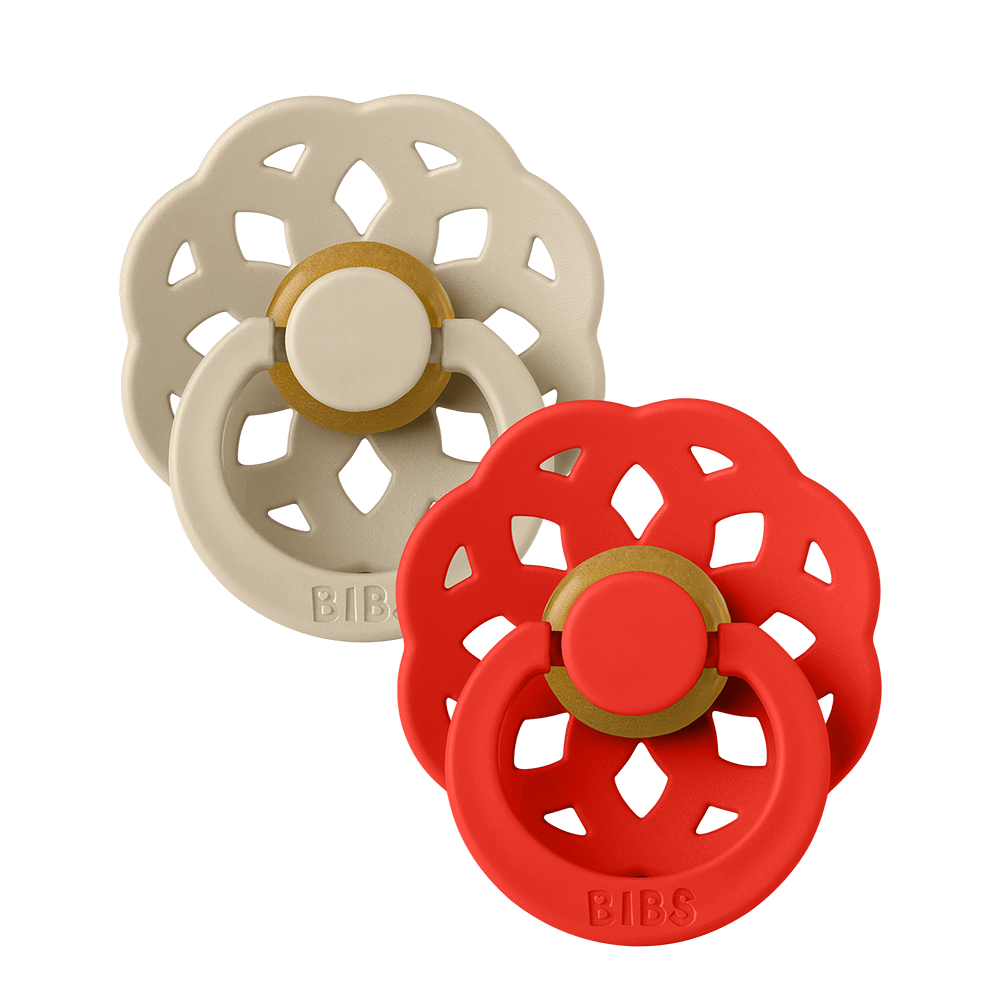 Boheme Pacifiers 2 Pack - Vanilla/Candy Apple