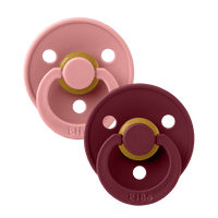 Colour 2 Pack - Dusty Pink/Elderberry - BIBS