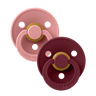 Colour 2 Pack - Dusty Pink/Elderberry - BIBS