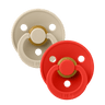 Colour 2 Pack - Vanilla/Candy Apple - BIBS