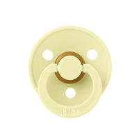 Light yellow round pacifier