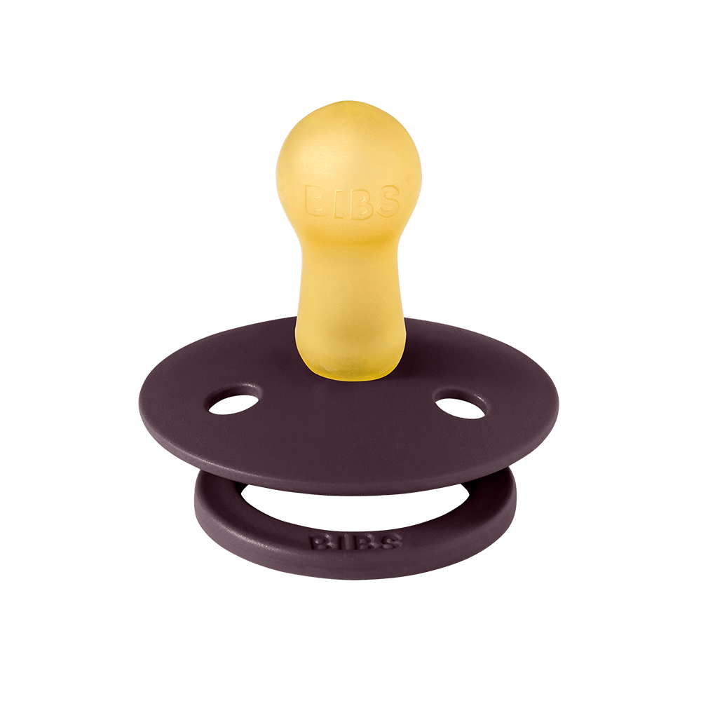 Colour Holiday Bow Pacifiers 2 Pack - Ivory/Plum