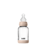 Baby Glass Bottle Set 120ml Silicone - Blush - BIBS