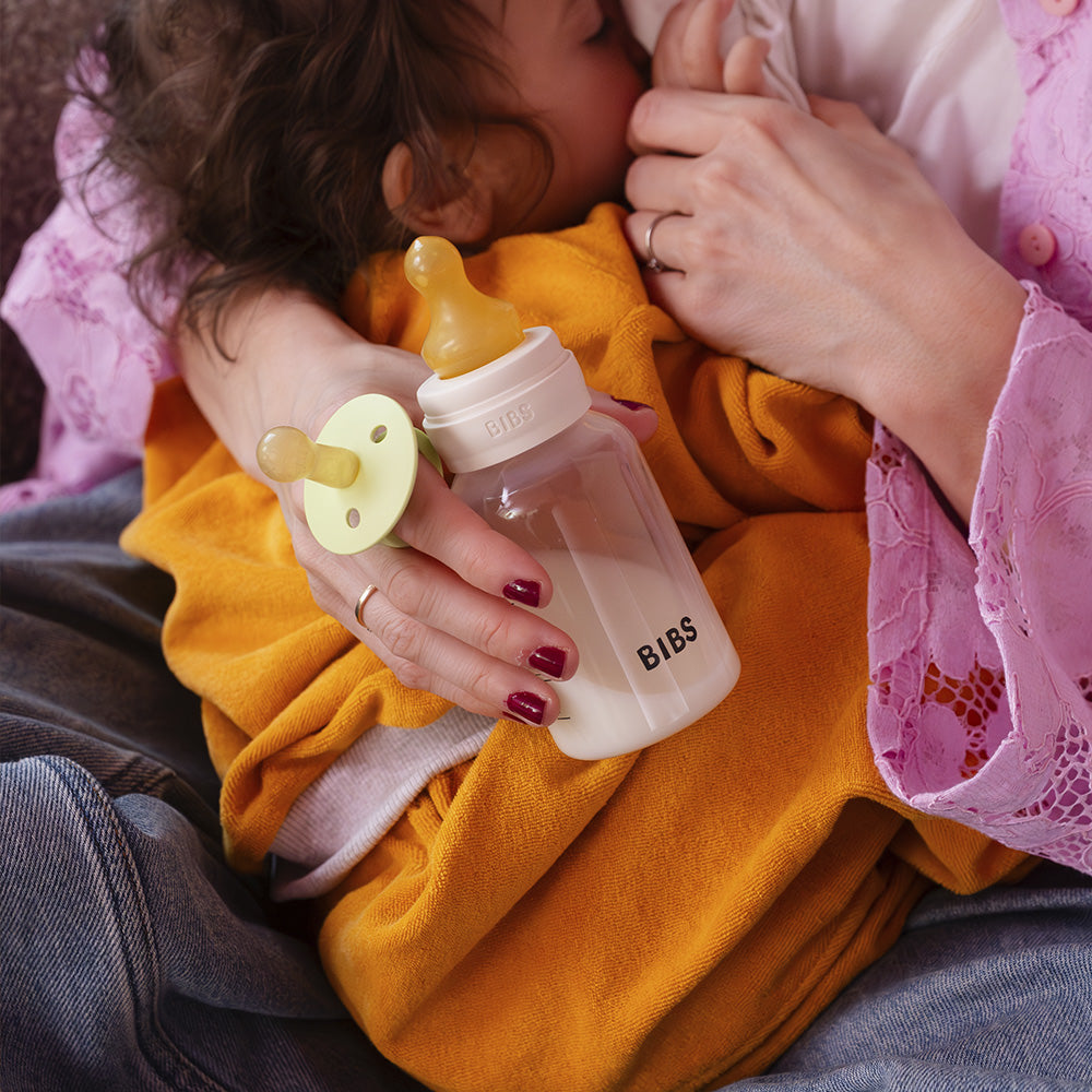 Butelka PP bez BPA dla niemowląt zestaw 150ml Lateks - Ivory