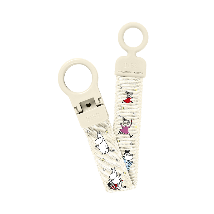 BIBS x Moomin Clip de Chupeta Loop - Ivory