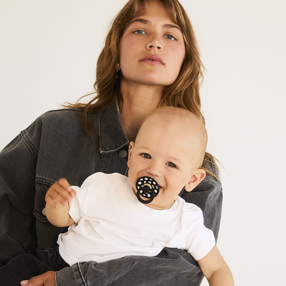 STUDIO Colour sutter 2 pak Polka - Ivory/Black