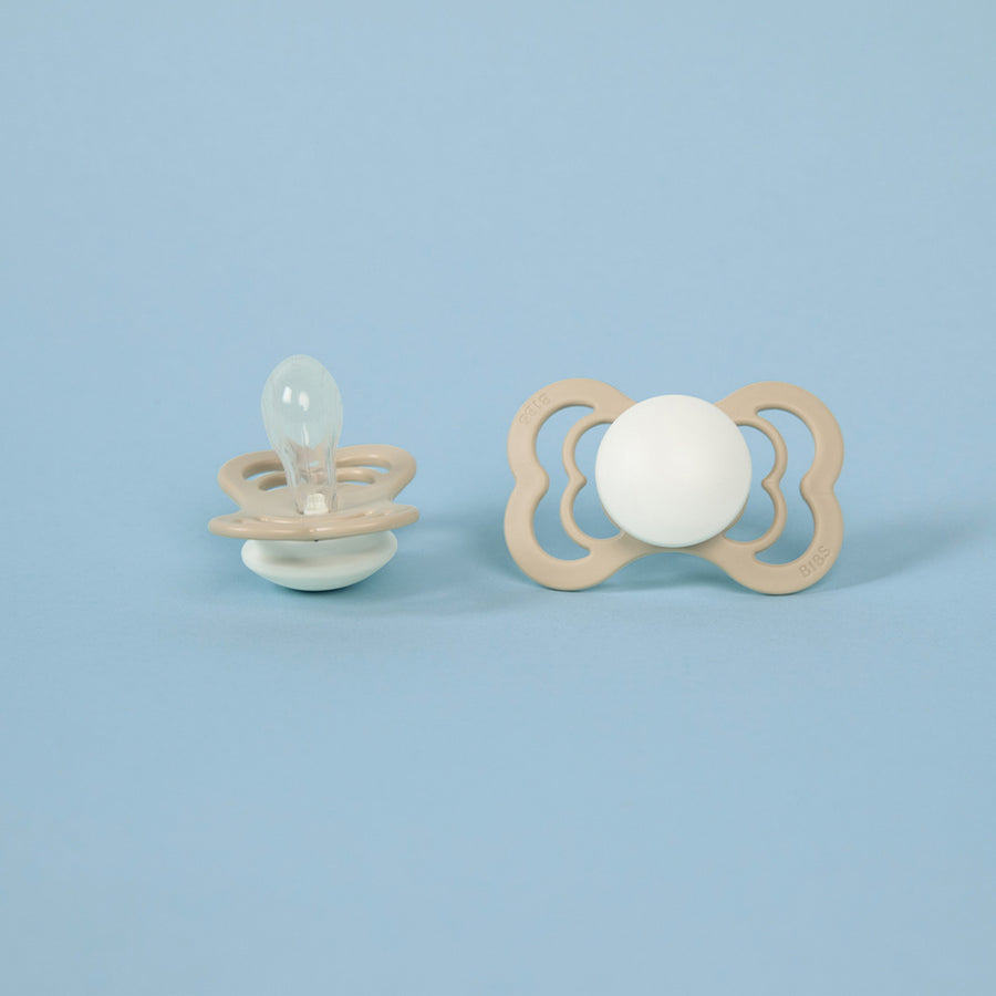 Supreme GLOW Pacifiers 2 Pack - Vanilla /Dark Oak
