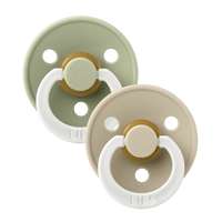 Green Round colour nighttime pacifiers