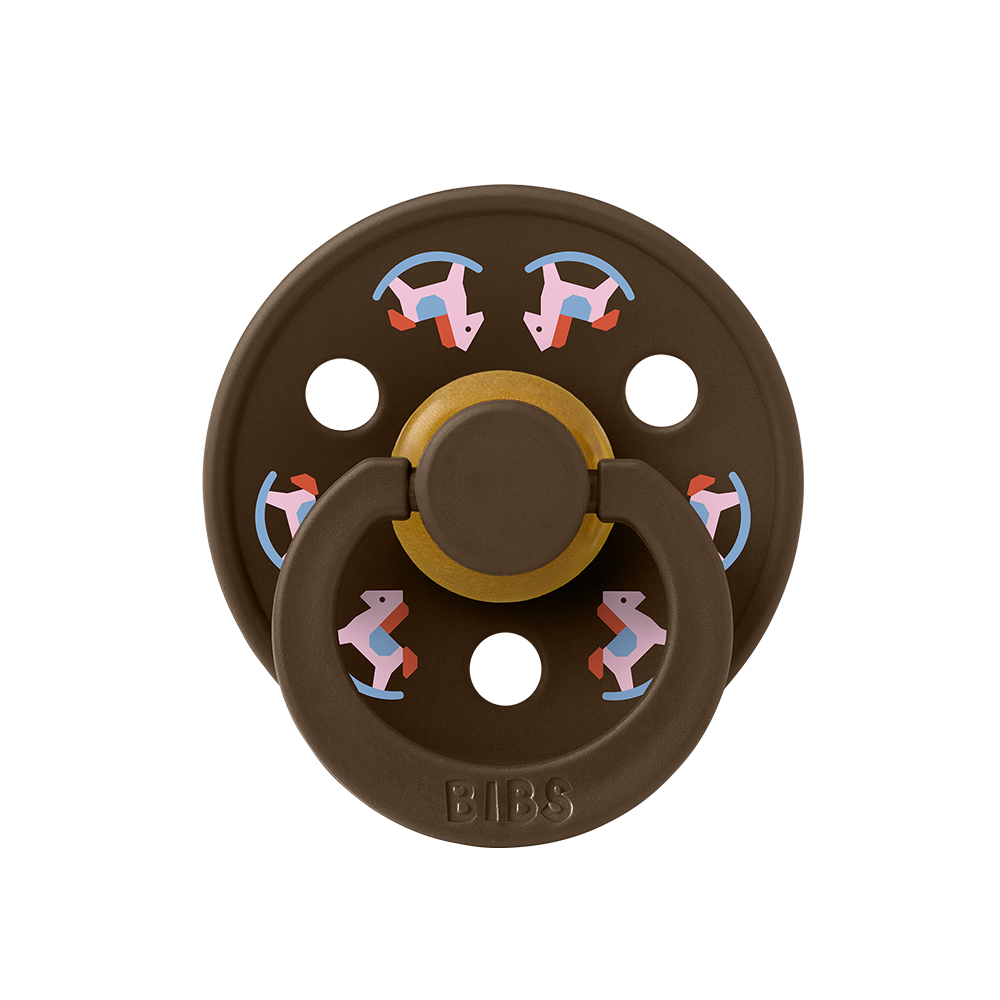 Colour Holiday Horse Pacifier - Mocha