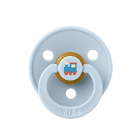 Colour Holiday Train Pacifier - Baby Blue - BIBS