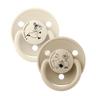 BIBS x Moomin De Lux Pacifiers 2 Pack Little My - Ivory/Vanilla - BIBS