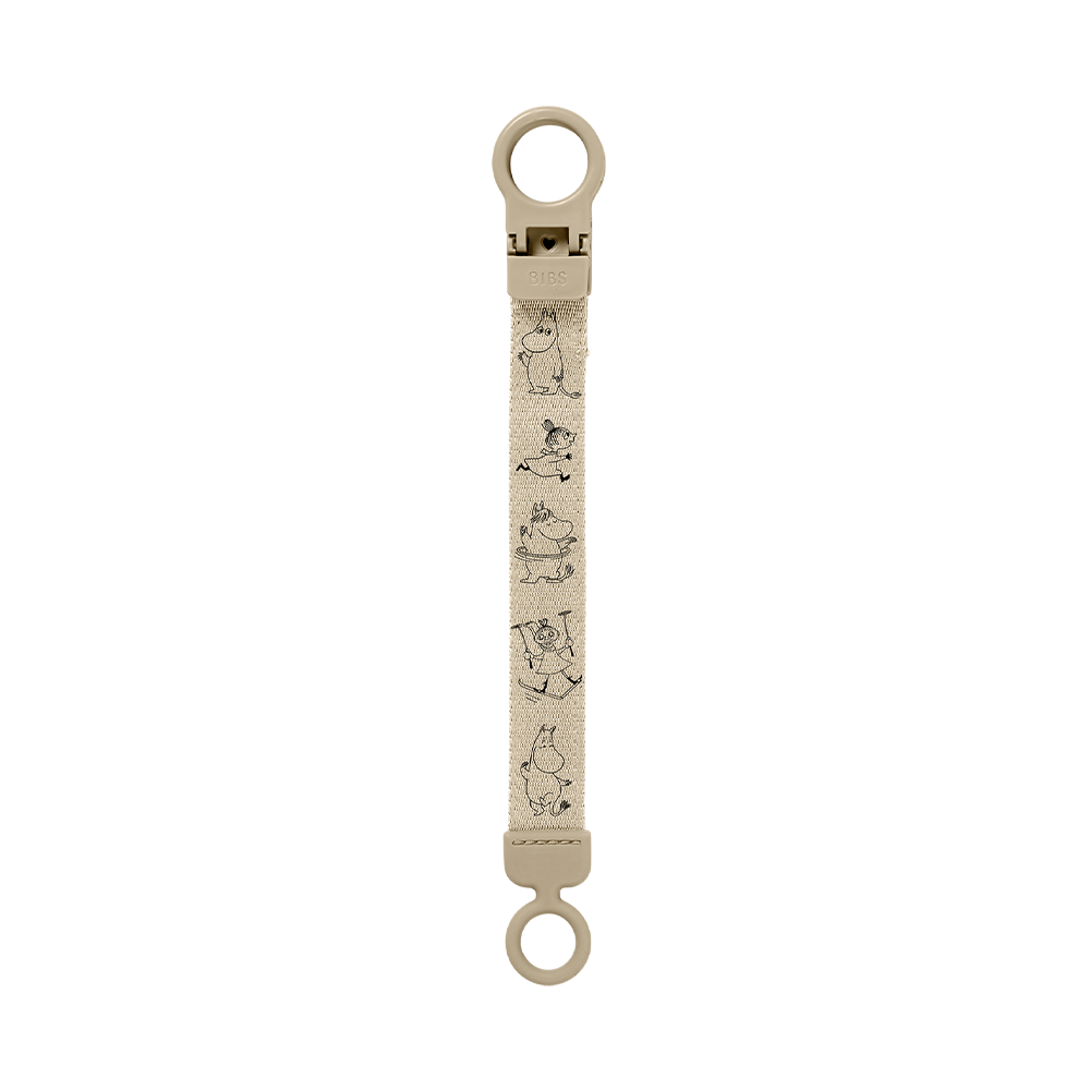 BIBS x Moomin Pacifier Clip Loop - Vanilla