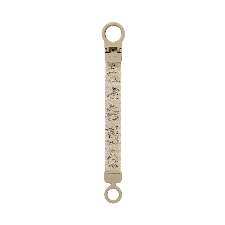 BIBS x Moomin Pacifier Clip Loop - Vanilla