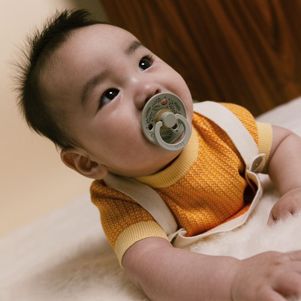 Colour Chupetes Pack de 2 Holiday Leaf - Sage/Hunter Green