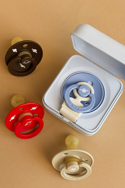 BIBS Infinity 2-Pack Pacifiers - Vanilla/Peach