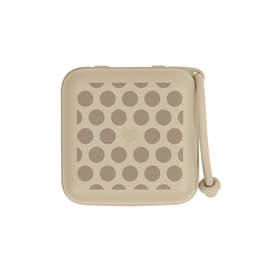 STUDIO Pacifier Box Polka - Vanilla/Dark Oak