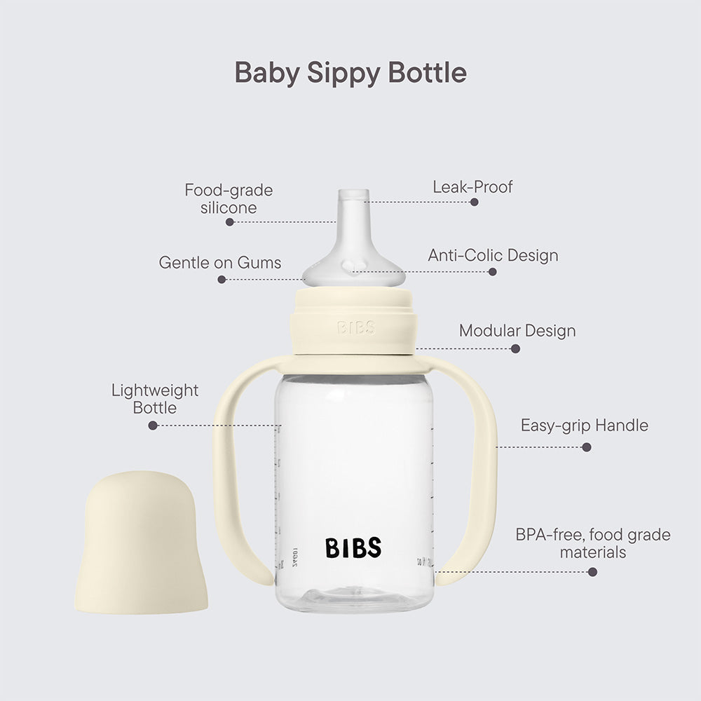 Baby Sippy Bottle Spout Silicone 150 ml - Sage