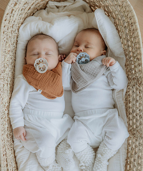 Bavoirs Bandana Bébé – Lot De 6 Pièces En Pur Coton Doux – 45x19 Cm – Couleurs Assorties – Pour Nouveau-nés Et Jeunes Enfants – Absorbant, Facile à Attacher - 6
