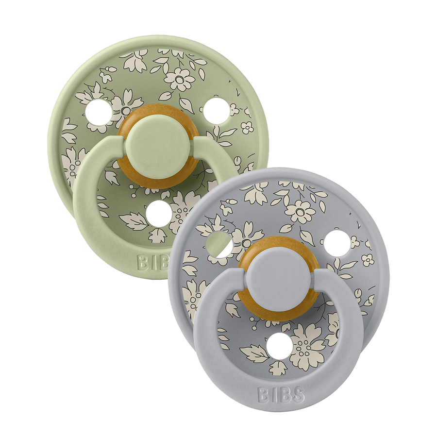 BIBS x LIBERTY Colour Dummies 2 Pack Capel - Sage Mix