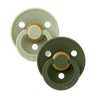 Colour 2 PACK - Sage/Hunter Green - BIBS