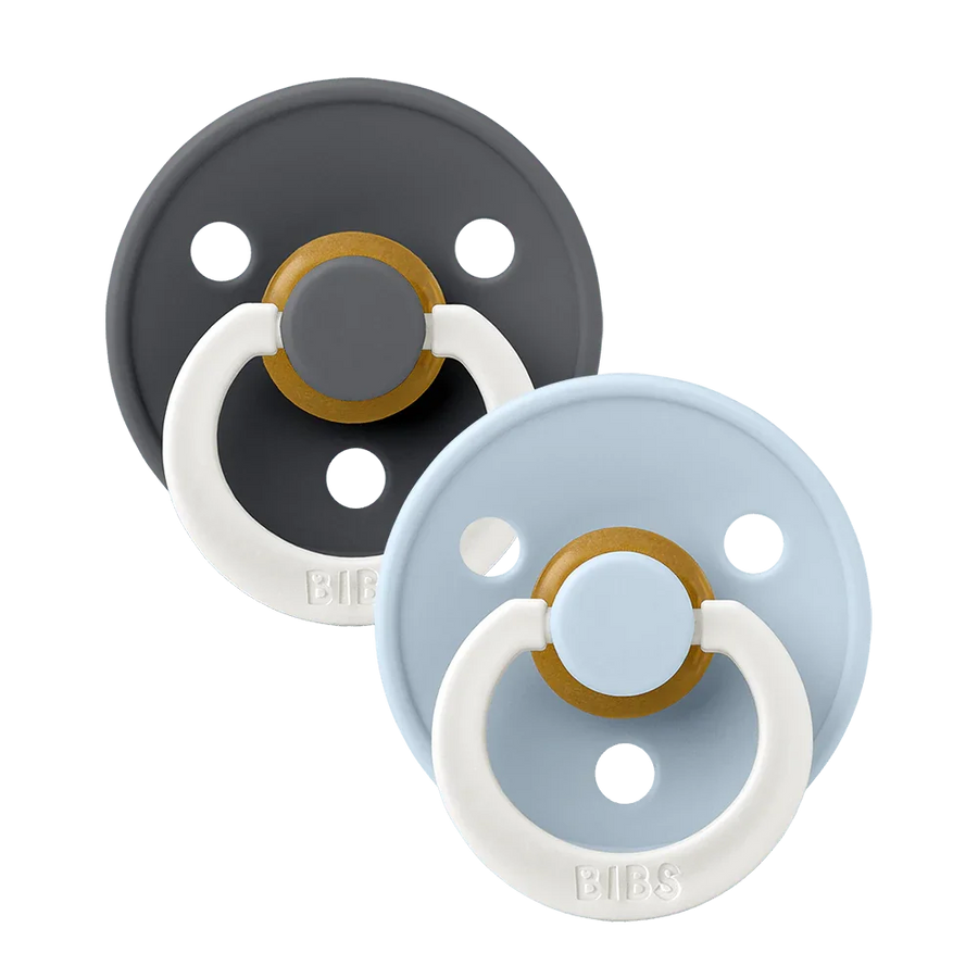 Colour GLOW Dummies 2 Pack - Iron/Baby Blue