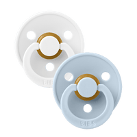 Colour 2 Pack - White/Baby Blue - BIBS