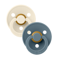 Colour 2 Pack - Ivory/Petrol - BIBS