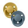 De Lux 2 PACK - Mustard/Petrol - BIBS