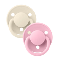 De Lux 2 PACK - Ivory/Baby Pink - BIBS