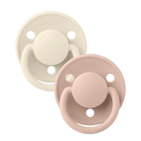 De Lux 2 PACK - Ivory/Blush - BIBS
