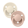 De Lux 2 PACK - Ivory/Blush - BIBS