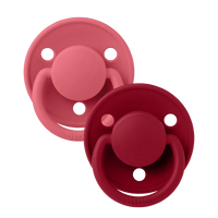 De Lux 2 PACK - Coral/Ruby - BIBS
